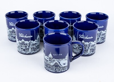 Van Well Glühweinbecher blau 0,2L geeicht Glühwein Becher Tasse - 9 verfügbar
