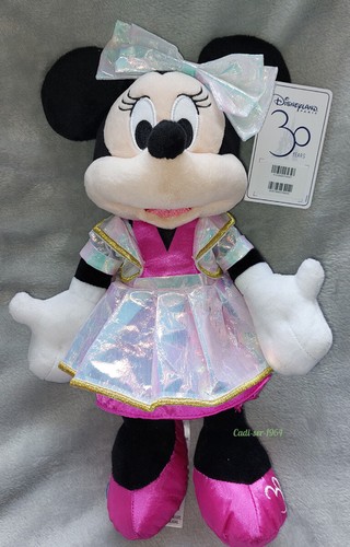 Disneyland Paris Minnie Mouse 30th Anniversary Medium Soft Toy Disney Store NEW - Picture 2 of 12