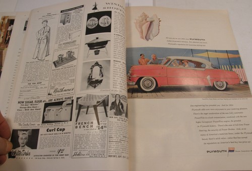 VINTAGE HOUSE BEAUTIFUL AUGUST 1954 MCM GEORGE W W BREWSTER MARION MASSACHUSETTS - Picture 5 of 20
