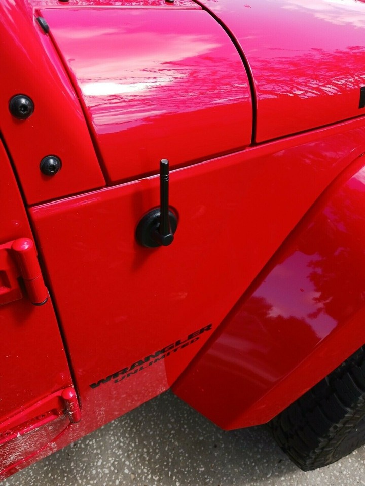 Jeep Antenna Wrangler Jl 31-Inch Black Antenna Mast For Jeep Wrangler JK/JL & Gladiator – Easy No-Tool Install Jeep Antenna Replacement - Foto 7