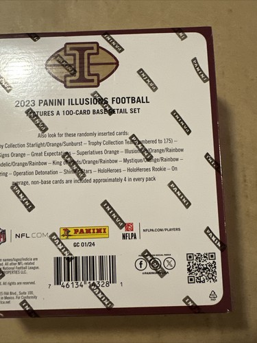 2023 Panini Illusions Football Mega Box NFL Trading Cards New Factory Sealed - Picture 9 of 11