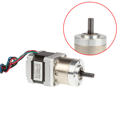 ACT Motor 1PCS Nema14 14HS3408AG5.18-XJBZ 1:5.18 Planetary Gearbox Stepper Motor