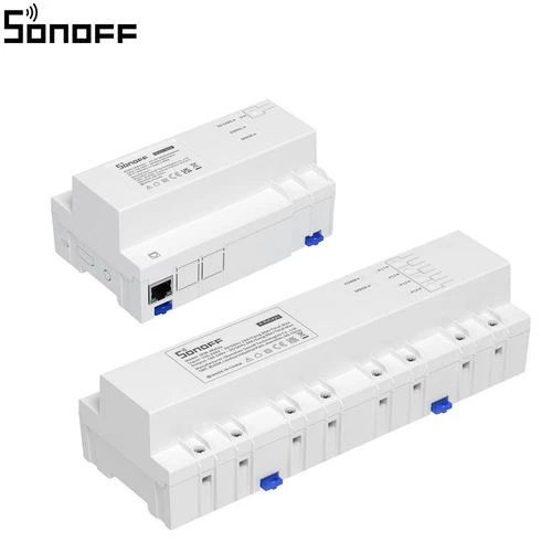 Interruptor de relé SONOFF Wifi medidor de potencia apilable inteligente medición de consumo RS-485 - Imagen 1 de 14