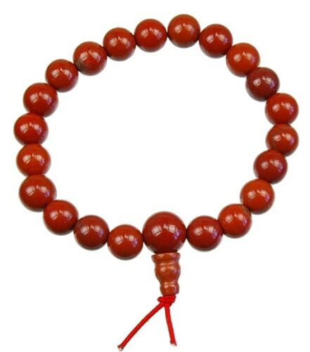 Bracelet Mala Tibétain - Jaspe Rouge - Imagen 1 de 1