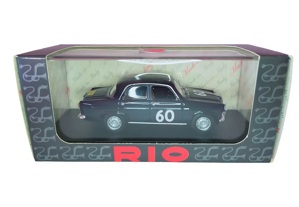 1:43 RIO  Alfa Romeo Giulietta T.I. - Rally Dolomitas 1961 #60 / RIO4156 - Imagen 2 de 2