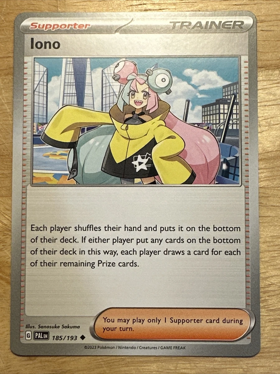 2x Iono 185/193 Uncommon Paldea Evolved PAL NM/M Pokemon Card