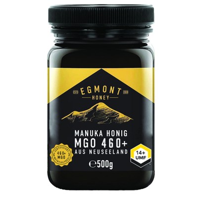 Manuka Honig MGO 460+ UMF 14+ 500g von Egmont - Methylglyoxal, aus Neuseeland