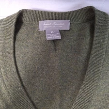 Daniel Cremieux Signature Collection Sweater Mens Sz XL Green Supima Cotton L/S