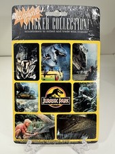 Vintage 1993 Jurassic Park Stickers Sealed 2 Sheets Per Package Set A