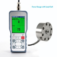 Medidor de fuerza digital con sensor de celda de carga prueba tensión y compresión 50-2000KG