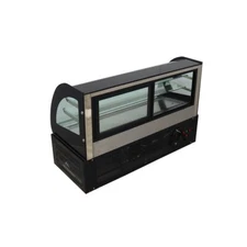 TECHTONGDA® 47" Back Sliding Door 220V 3-layer Curved Cake Showcase w/Humidifier