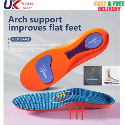 Norelie Comfy Sole Insoles for Bunions Orthotic InsoleFlat Feet Back & Heel Pain