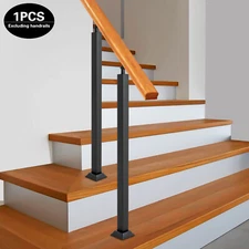 Iron Step Handrails Railing For 1-2 Step Handrail Indoor/Outdoor Deck Hand Rail