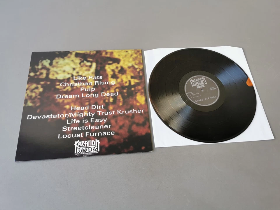 GODFLESH lim 250 orange black Vinyl LP Streetcleaner (2008 Kreation Records USA) Foto 2 de 3