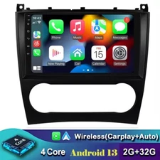 9" For Mercedes Benz W203 C200 C230 C280 Android 13 Radio GPS Car Stereo CarPlay