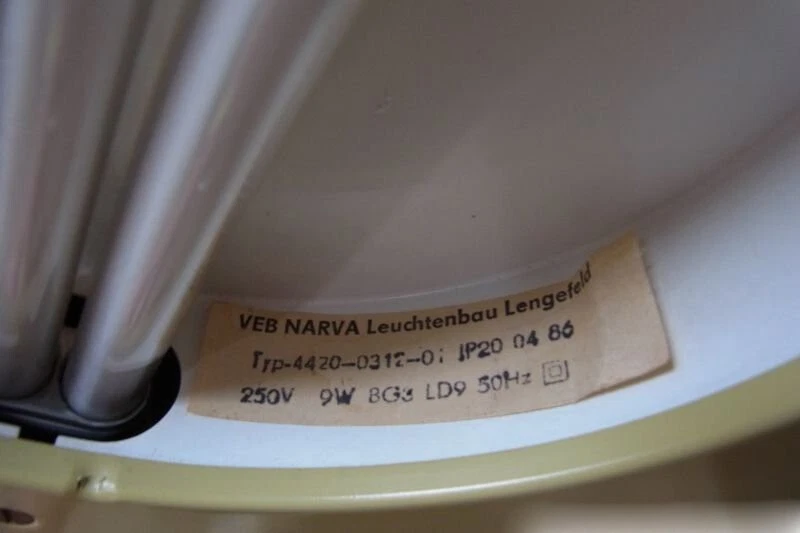 seltene alte Schreibtischlampe DDR Art Deco Space Age Tischlampe Lampe - Bild 4 von 4