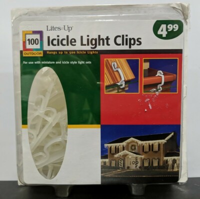 Icicle Light Clips 100 Count - Emerald Innovations