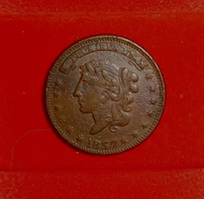 1837 Hard Times Token Not One Cent For Tribute Low-28 HT-42 Millions for Defence