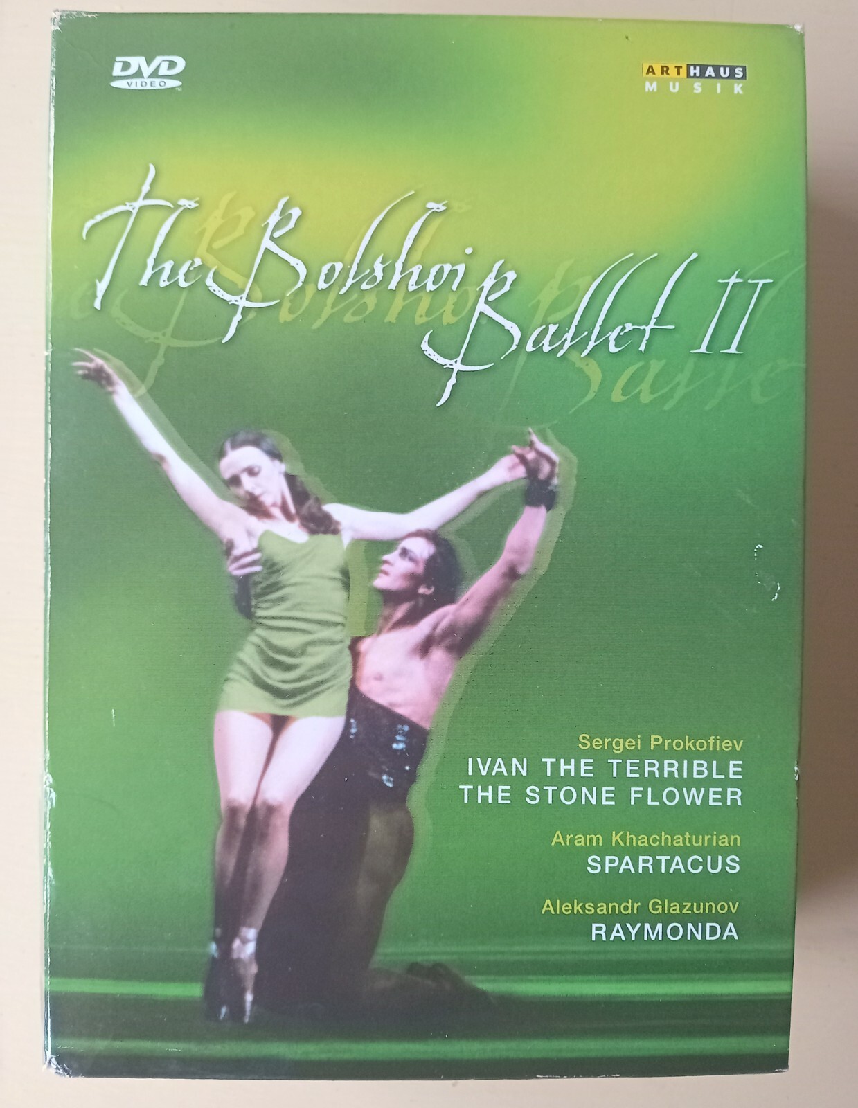 The Bolshoi Ballet ll DVD (4-Disc Set, Box Set) Ivan The Terrible Spartacus