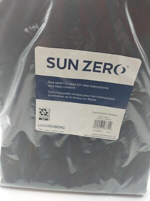 Sun Zero Panel Curtain Charcoal 40in x 63in