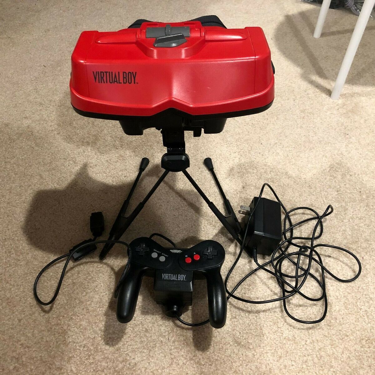 RARE Nintendo Virtual Boy Game Console 90s Handheld VR RARE Nintendo Virtual Boy Game Console 90s Handheld VR