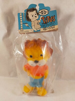 Figurine Ancienne POUET - Titus Le Petit Lion - ORTF 1967 - 15cm - LAFARGUE France