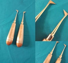 2 Dental Elevator Seldin # 1L & 1R Dental Instruments-GERMAN STAINLESS STEEL