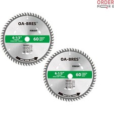 6-1/2 Inch Circular Saw Blade 60 Tooth TCT AT...