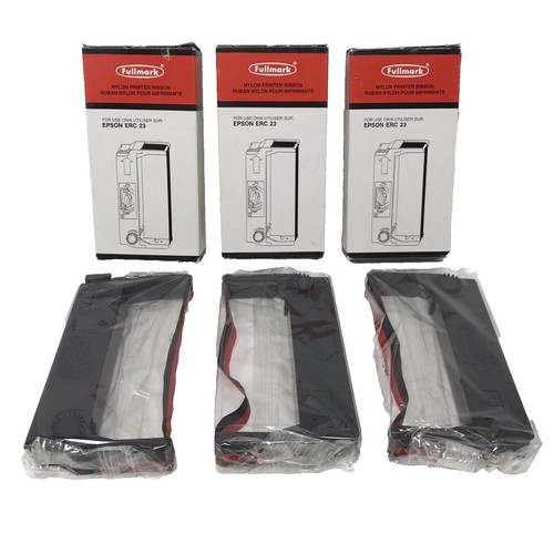 Rubans Compatibles Pour Imprimante Ticket Citizen DP-730 – 12 Pièces Noir Et Rouge – Aussi Pour Sharp ER-A440