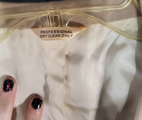 Vintage Botany 500 Tan Blazer (See Description for Size Chart) Size Medium - Picture 6 of 8