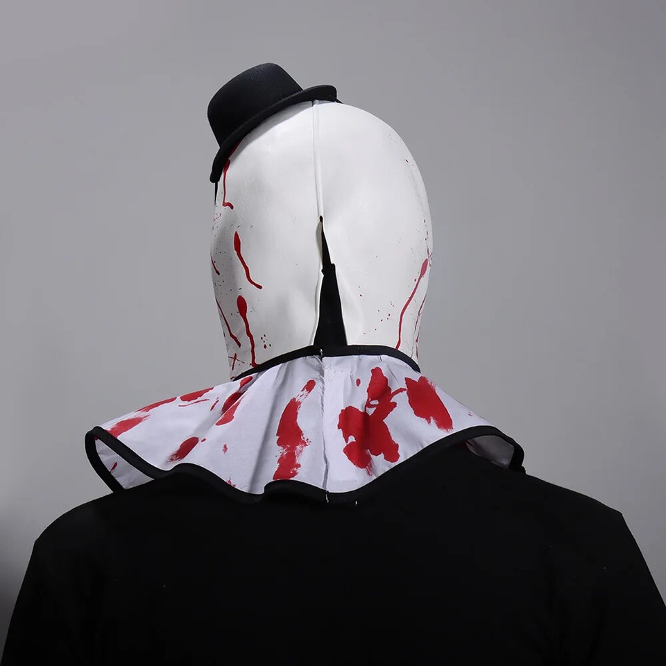 Horror Bloody Terrified 3 Art the Clown Mask Cosplay Demon Joker Killer