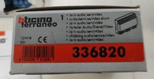 Bticino Terraneo 336820 Audio / Services / Video Shunt