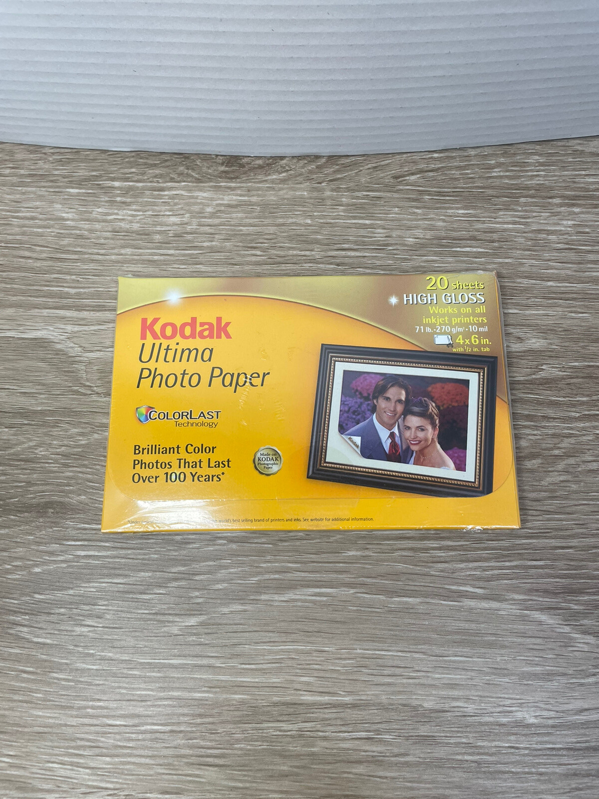 Kodak Ultima Photo Paper 4x6" 20Sheet Picture High Gloss Inkjet 808