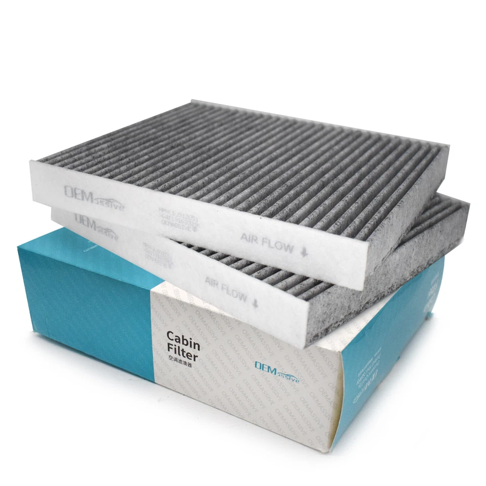 1 juego de filtro de aire de cabina para BMW F10 F11 F18 535i 528i 650i 640i M6 # 64119163329 Foto 2 de 4