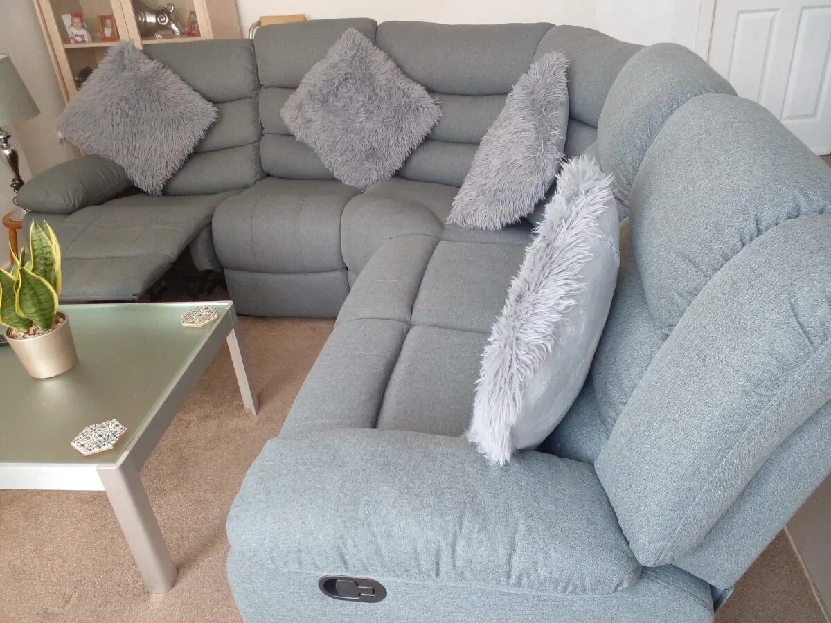 Sorrento fabric recliner sofa sale