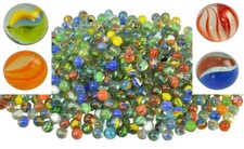 Vintage Player Marble Lot 400 Mix Variety Unique Collection 15mm-16mm