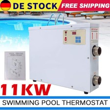 11KW Schwimmbadheizung Poolheizung Thermostat Wärmetauscher Pool Wärmepumpe DE