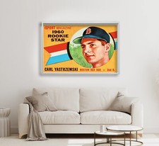 1960 Design Baseball Card Carl Yastrzemski Red Sox 24x36 or 11x17 In Poster