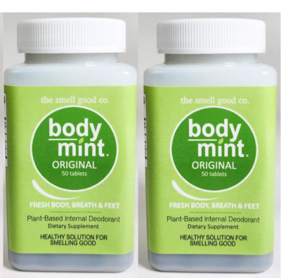 Body Mint Original Twin Pack   100 Tablets (2 Bottles)
