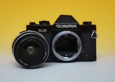 Carl Zeiss Distagon 35 F.2,8 + ROLLEIFLEX SL 35 Black Edition NON