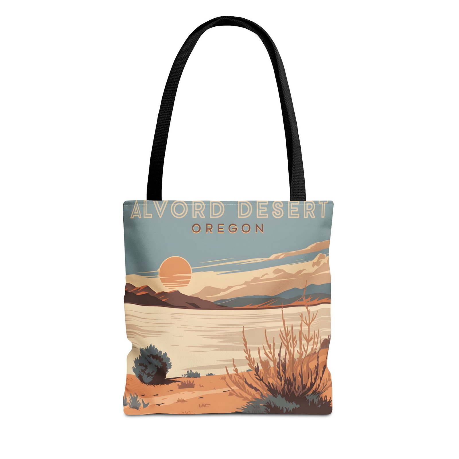Alvord Desert Oregon Sunset Tote Bag Eco-Friendly All Over Print  