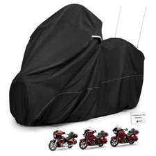 Motorcycle Cover with Side Top Box Compatible with Harley Davidson Touring