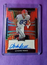 2025 Leaf Metal Andre Reed Auto Red Mojo # 1/3 !! Buffalo Bills