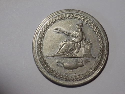1876 Sheldon Family Arms Medal - Hope L. & Hope A. - Musante GW-881; Baker-641