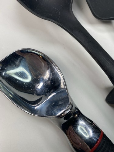 Farberware Soft Grips Kitchen Tools Set + Pointed SS Ice Cream Scoop - Picture 9 of 13