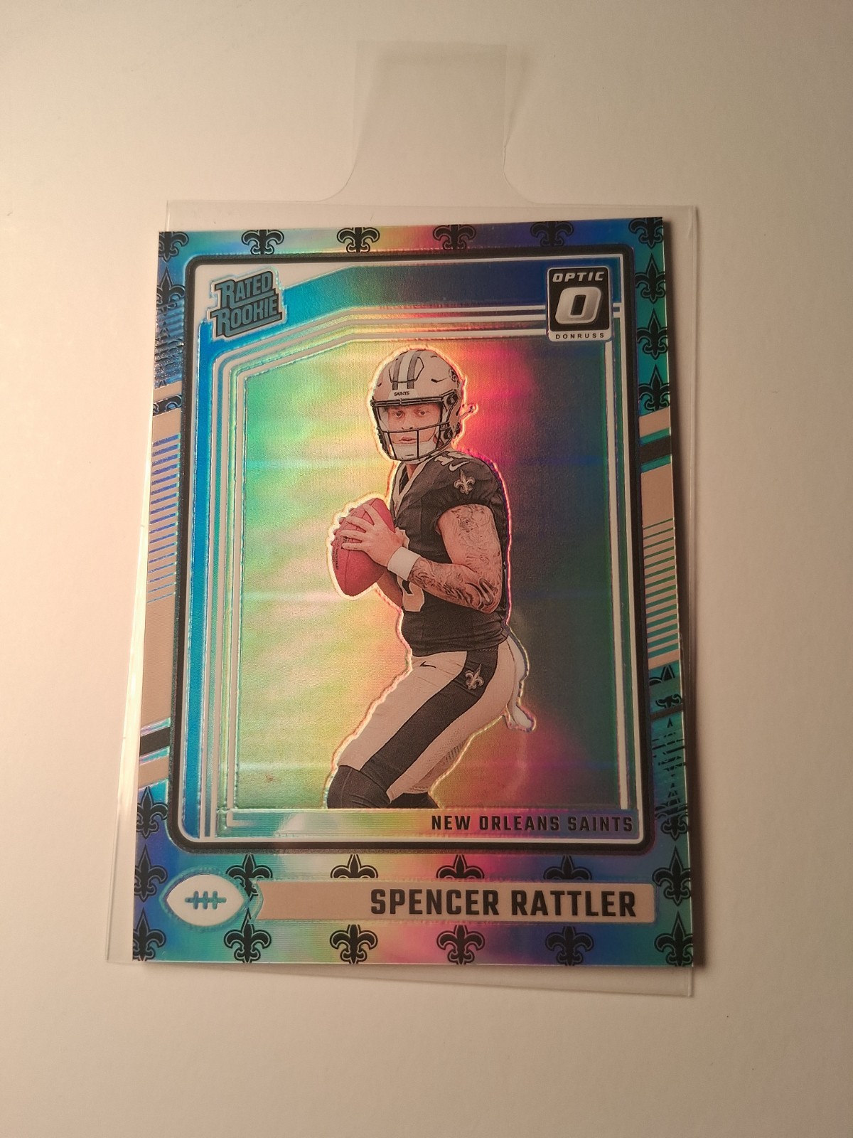 2024 Panini Donruss Optic #289 Spencer Rattler Team Logo #/32