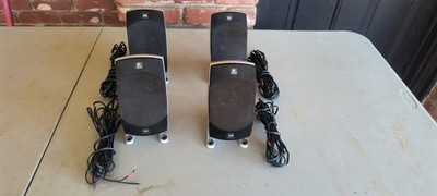 Logitech Z-5500 THX Satellite Speakers Lot of 4 Tested Working Cables
