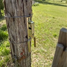 Instant Locking Farm Gate Latch Outdoor Outside Ranch Garden Fence Door Lock