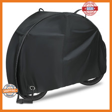 REDRICH Heavy Duty Bike Cover for 1, 2 Bikes, Waterproof Bicycle Cover with Lock