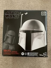 Star Wars Black Series 1:1 Prototype Boba Fett Helmet Hasbro Replica